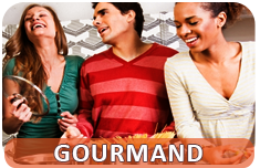 vacances entre celibataires gourmand